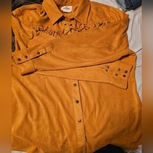 Shyanne Suede Fringe Shirt